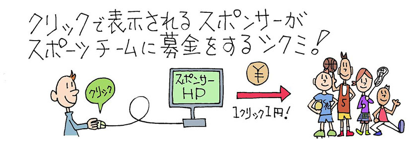 クリック募金でスポーツを応援
